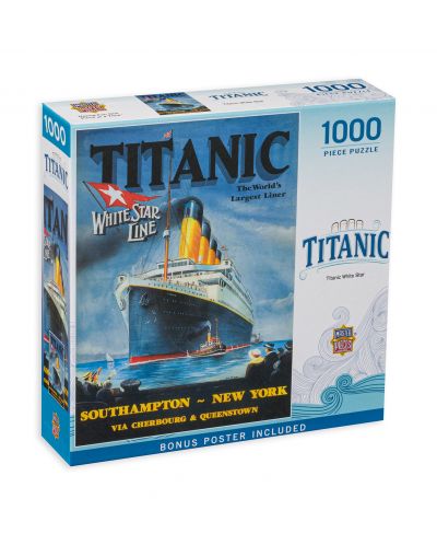 Puzzle Master Pieces 1000 de piese - Călătoria Titanicului  - 1