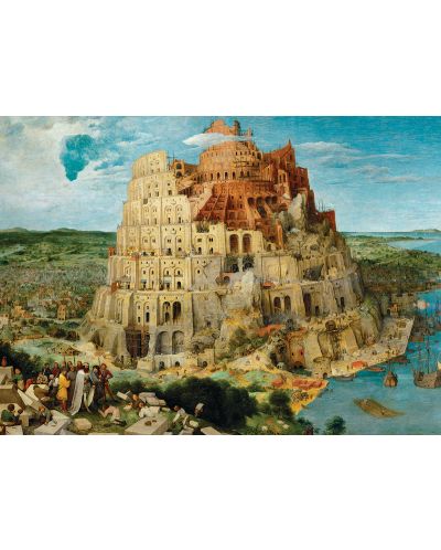Puzzle Eurographics de 1000 piese – Turnul Babel, Pieter Brueghel cel Batran - 2