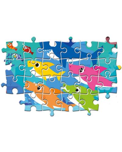 Puzzle Clementoni de 3 x 48 piese - Baby Shark - 5