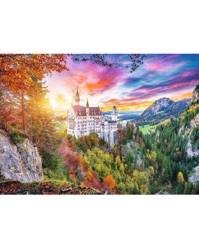 Puzzle Trefl din 500 de piese - Castelul Neuschwanstein, Germania - 2