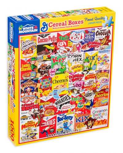 Puzzle White Mountain de 1000 piese - Cereal Boxes - 1