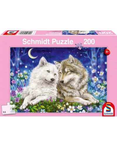 Puzzle Schmidt din 200 de piese - Pui de lupi prietenoși - 1