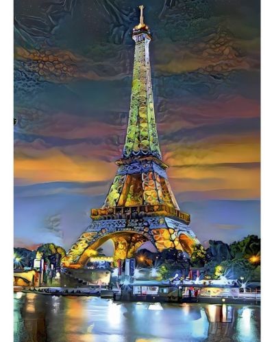 Puzzle de 1000 de piese Bluebird - Turnul Eiffel  - 2