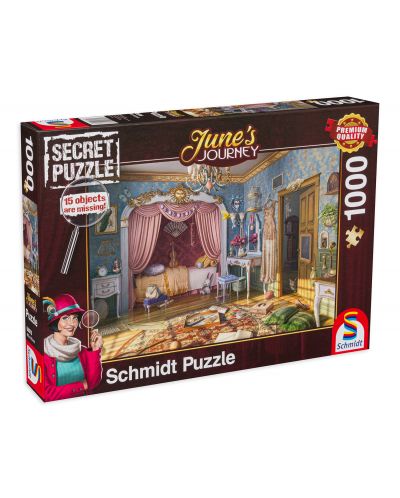 Puzzle-ghicitoare Schmidt din 1000 de piese - Dormitorul lui June - 1