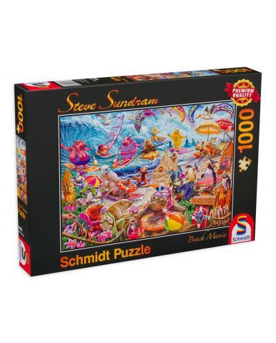 Puzzle Schmidt de 1000 piese - Steve Sundram Beach Mania - 1