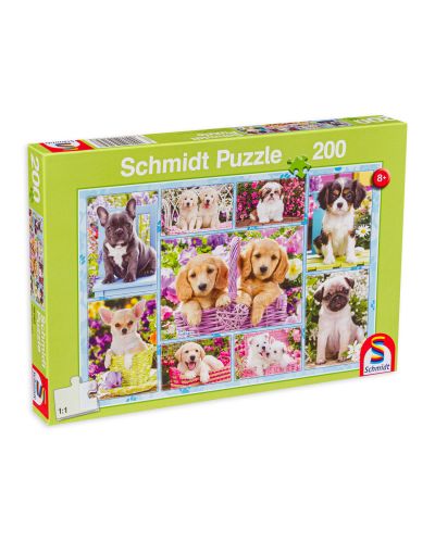 Puzzle Schmidt de 200 piese - Puppies - 1
