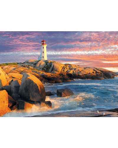 Puzzle Eurographics de 1000 piese - Peggy’s Cove Lighthouse, Nova Scotia - 2