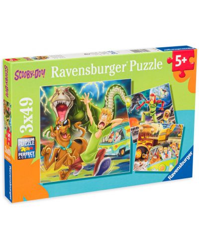 Puzzle Ravensburger din 3 x 49 de piese - Scooby Doo - 1