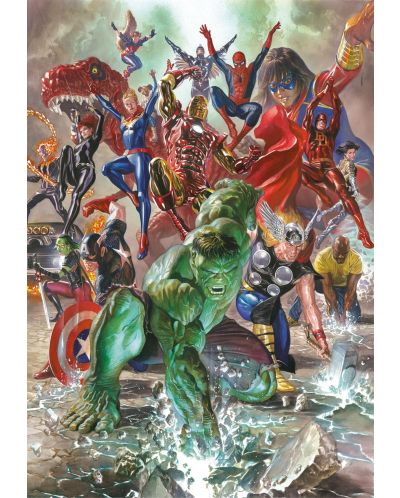 Puzzle Clementoni din 500 piese - Personajele lui Marvel - 2