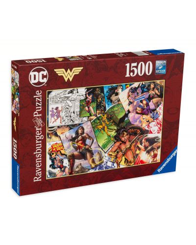 Puzzle Ravensburger din 1500 de piese - Wonder Woman - 1