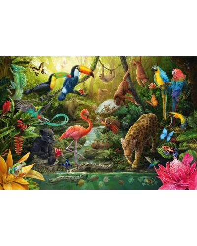Puzzle Schmidt din 150 de piese - Locuitorii junglei - 2