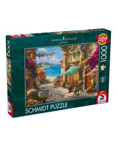 Puzzle Schmidt de 1000 piese - Thomas Kinkade Italian Cafe - 1