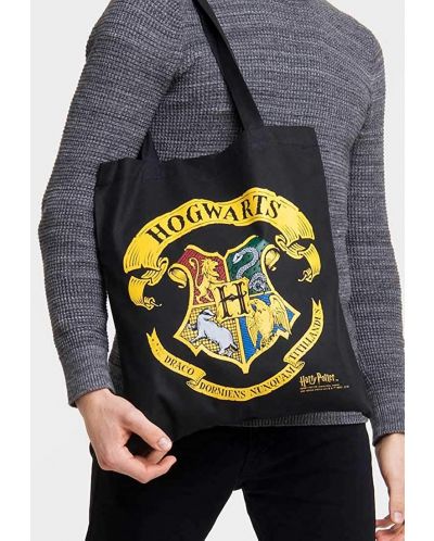 Geanta de cumparaturi Logoshirt Movies: Harry Potter - Hogwarts Crest - 2