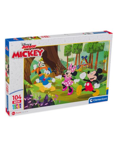 Puzzle Clementoni din 104 piese - Mickey și prietenii  - 1