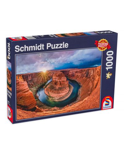Puzzle Schmidt de 1000 piese - Glen Canyon, Horseshoe Bend on the Colorado River - 1
