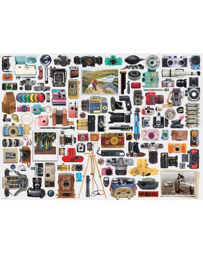 Puzzle Eurographics de 1000 piese -World of Cameras - 2