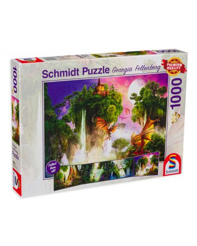 Puzzle Schmidt din 1000 de piese - Pădurea dragonilor - 1