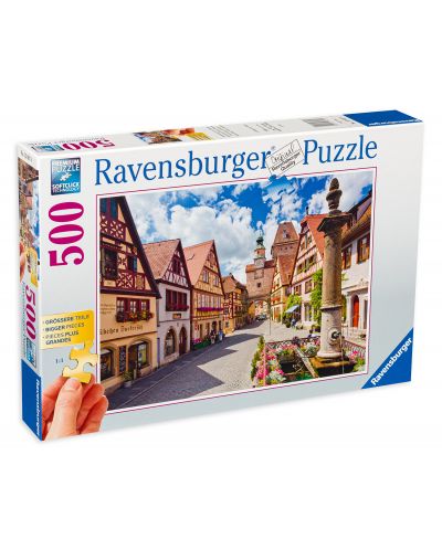 Puzzle Ravensburger de 500 piese - Oras mic in Germania - 1