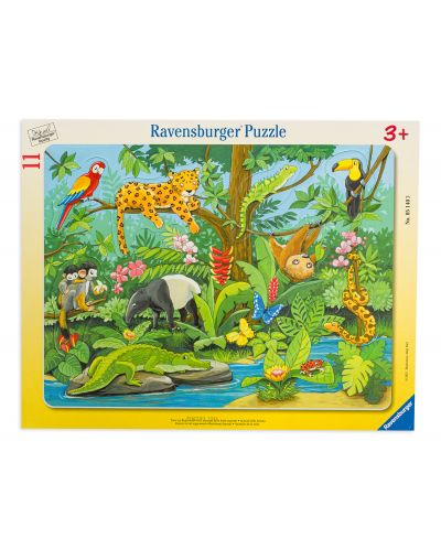 Puzzle Ravensburger de 11 piese - Animals in the rainforest - 1