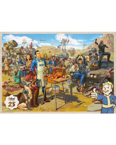 Puzzle cu 1000 de piese Good Loot - Fallout 25-a aniversare - 2