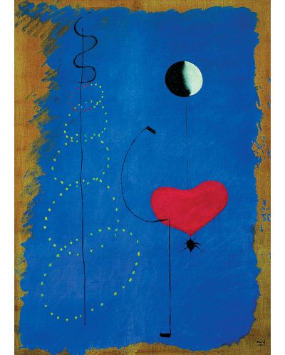 Puzzle Eurographics de 1000 piese – Balerina in albastru, Joan Miro - 2