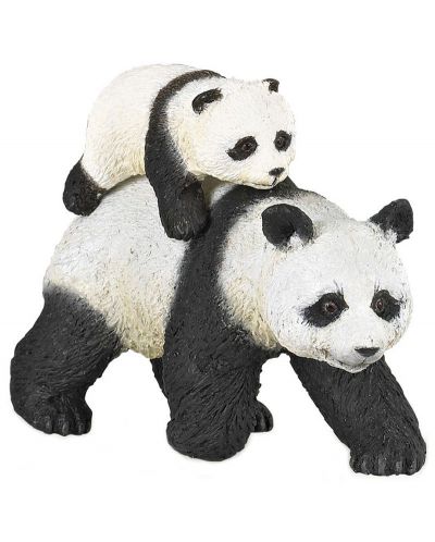 Figurina Papo Wild Animal Kingdom – Panda cu puiul ei - 1