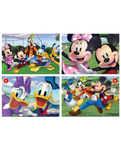 Puzzle Educa 4 in 1 - Mickey si prietenii - 2