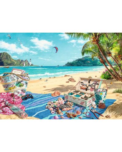 Puzzle Ravensburger cu 1000 de piese - La Plajă - 2