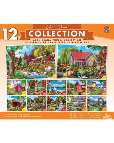 Puzzle Master Pieces 12 in 1 - Garden and country scenes - 2