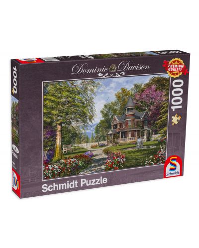 Puzzle Schmidt de 1000 piese - Conacul cu turn, Dominic Davison - 1