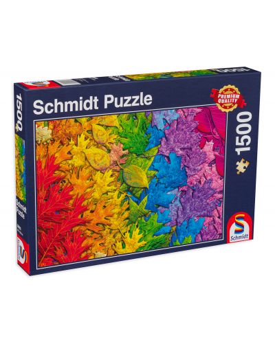 Puzzle Schmidt din 1000 de piese - Colorful Leaves - 1