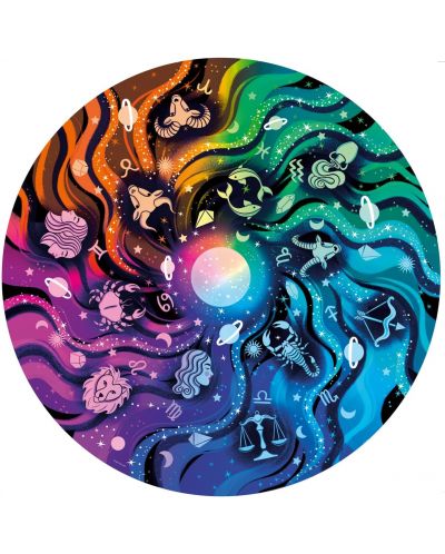 Puzzle Ravensburger 500 de piese - Cercul de culori: Astrologie - 2