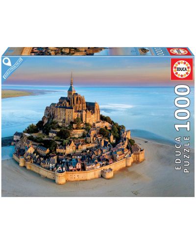 Puzzle Educa din 1000 de piese - Mont Saint Michel - 1