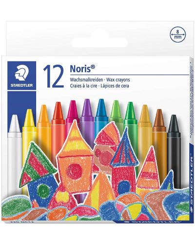 Pasteluri cerate Staedtler Noris Club 220 - 12 culori - 1