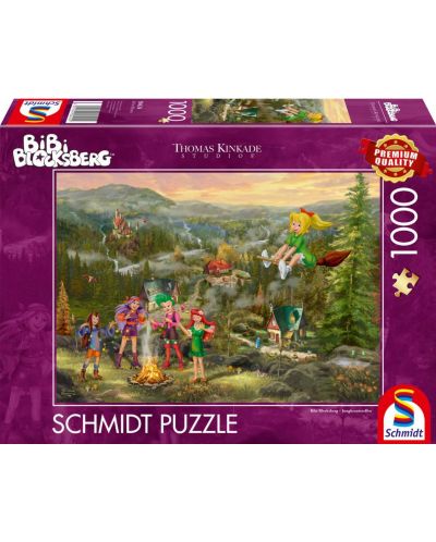 Puzzle Schmidt din 1000 de piese - Bibi Blocksberg - 1