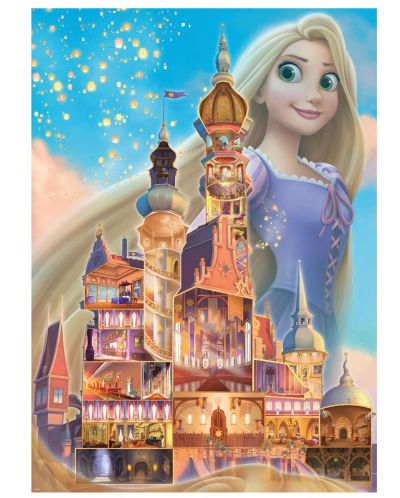 Puzzle Ravensburger cu 1000 de piese - Disney Princess: Rapunzel - 2