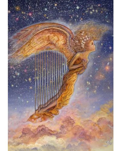 1000 piese Puzzle Grafika - Angel Harp - 2