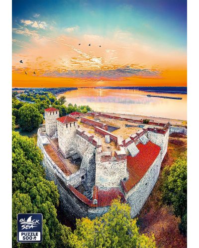 Puzzle Black Sea de 500 piese - Cetatea Baba Vida, Vladislav Terziyski - 2