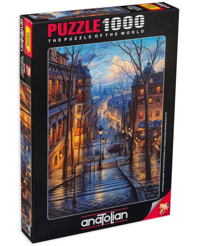 Puzzle Anatolian de 1000 piese - Primavara in Monmartre, Evgeny Lushpin - 1