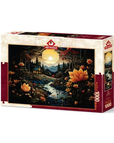 Puzzle Art Puzzle din 1000 de piese - Frumuseți de noapte - 1