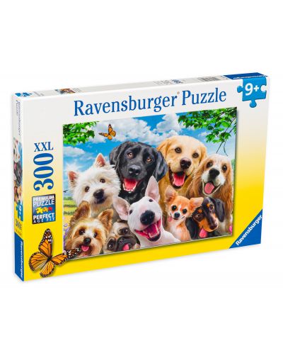 Puzzle Ravensburger de 300 XXL piese - Catei multumiti - 1