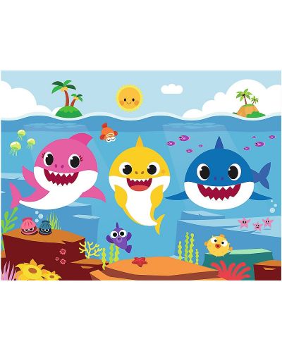 Puzzle Trefl din 30 de piese - Lumea subacvatică a rechinilor - 2