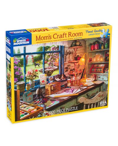 Puzzle White Mountain de 1000 piese - Mom’s Craft Room - 1