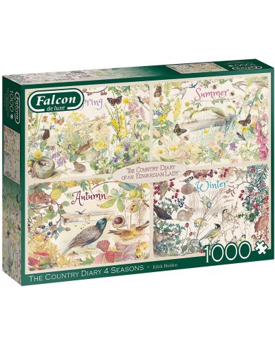 Puzzle Falcon de 1000 piese - The Country Diary 4 Seasons - 1