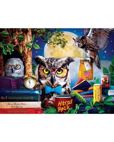 Puzzle Master Pieces de 300 XXL piese - Night Owls Study - 2