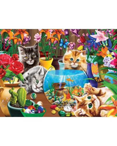 Puzzle Master Pieces de 400 piese -Marvelous kittens - 2