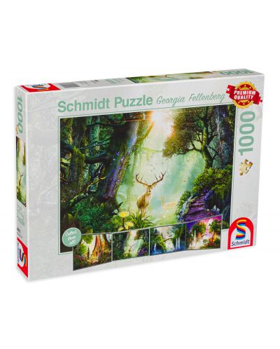 Puzzle Schmidt din 1000 de piese - Poveste în pădure - 1