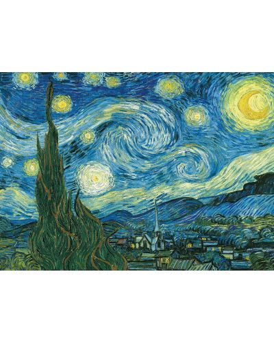 Puzzle 3D Eurographics din 300 de piese - Noapte înstelată, Van Gogh - 2