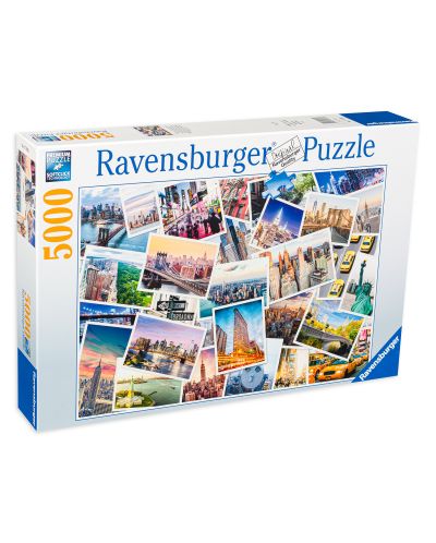 Puzzle Ravensburger de 5000 piese - New York, orasul, care nu doarme niciodata - 1