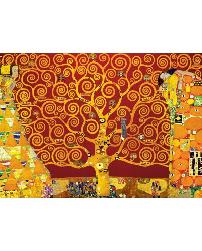Puzzle 3D Eurographics din 300 de piese - Copacul vieții de Klimt - 2
